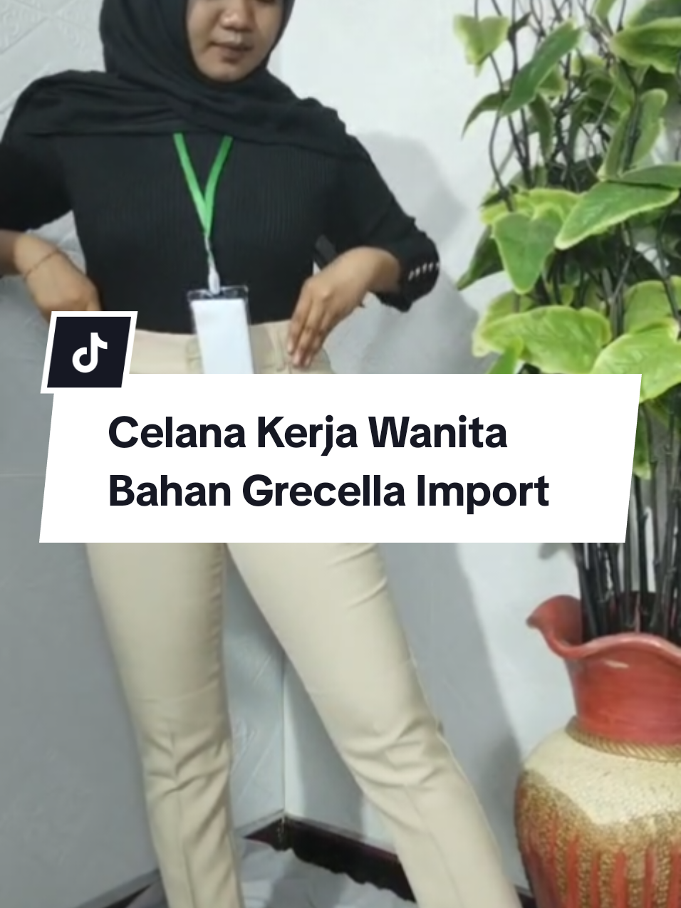 Celana Kerja Wanita Bahan Grecela Import Halus dan tebal #celanapanjang #celanapanjangformal #Celanakerjawanita 