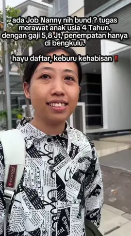 gass loker Redy setiap hari yaa,, #lokergratis @p3rtagungtamadogroup @agungtamadogroup.id  #fyp #munculberanda #lokerbabysitter #lokerwanitatanpaijazah 