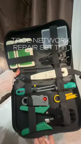 Test Crimping wire network cable repair and maintenance tools  ⚒️ 🧰  #crimpingtools #crimpingset #wireconnectors #networkcables #cables 