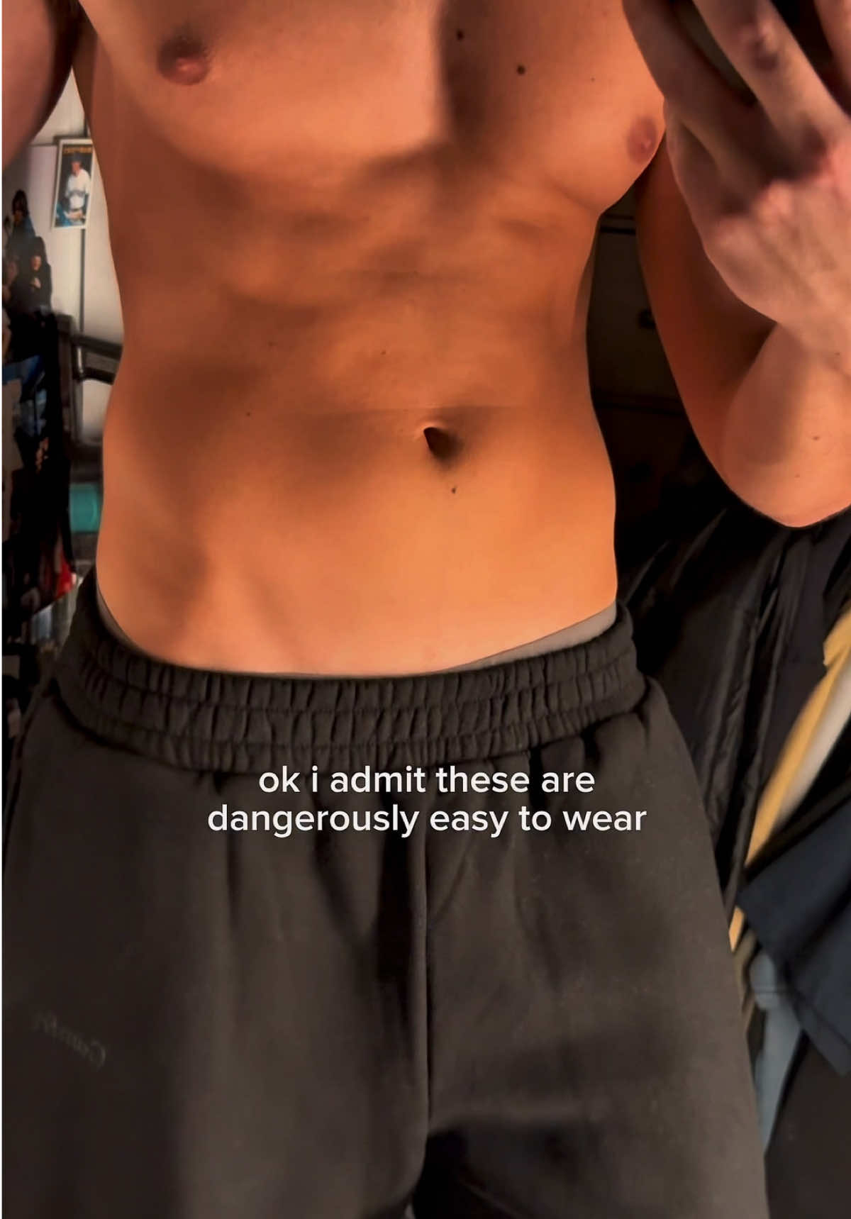 uncuffed. sweatpants. TOO CLEAN