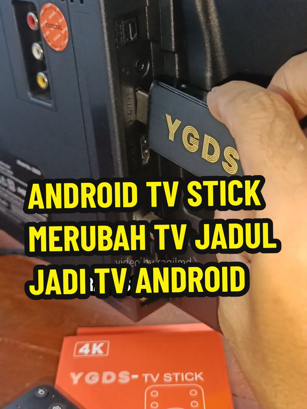 Android Tv Stick YGDS ini cakep... !!!!  untuk merubah televisi belum Android menjadi televisi Android, ada Bluetooth dan Google Voice, Ram 4GB memori penyimpanan 32GB, android 13, lancar untuk menjalankan aplikasi-aplikasi nya, rekomend banget untuk di beli. #androidtvstick #tvstick #tvstickygds #dijamincuan #ModalKontenDoang 