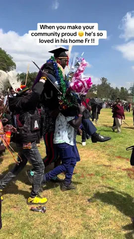 All the way from Pokot Land. Culture and success go so well together  #UoN73graduation #SiniUoN #uonclassof2025 