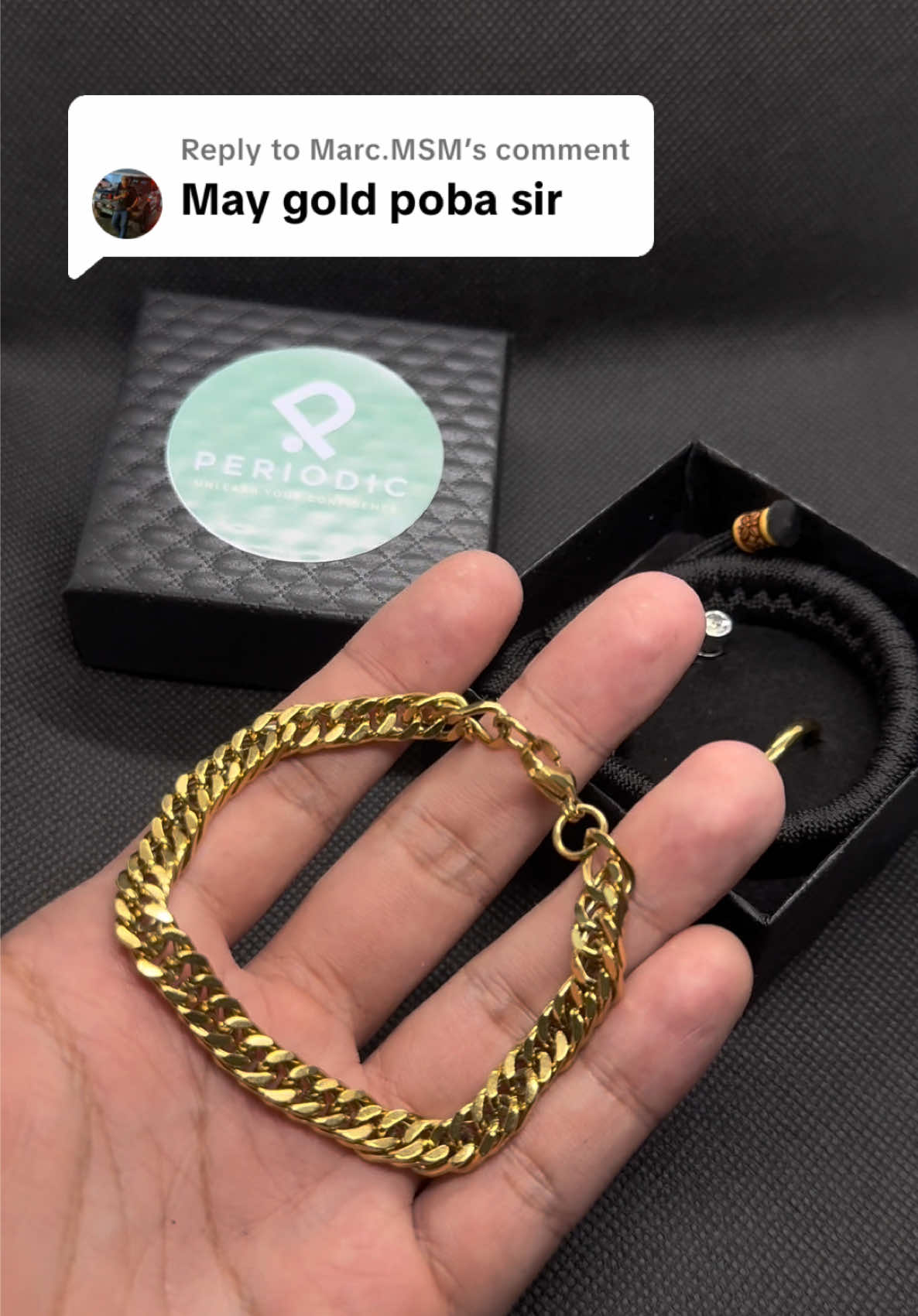 Replying to @Marc.MSM Japan Bracelet available na din ang Gold Version Stainless Steel👌 #japanbracelet #accessories 