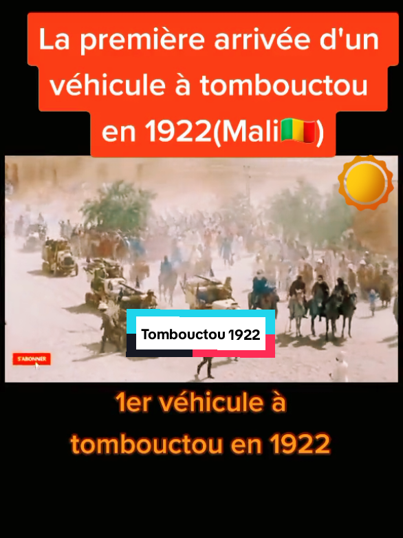 Tombouctou au Mali en 1922.#tombouctou #malitiktok🇲🇱 #colonisation #cotedivoire🇨🇮 #tiktokcotedivoire🇨🇮 
