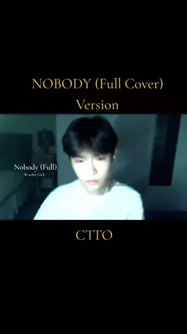 NOBODY FULL COVER VERSION#viral #fyp 