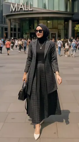 Setelan OneSet Rok Blazer Kotak CEO Plisket#fyp #setelanoneset #Rokblazer 