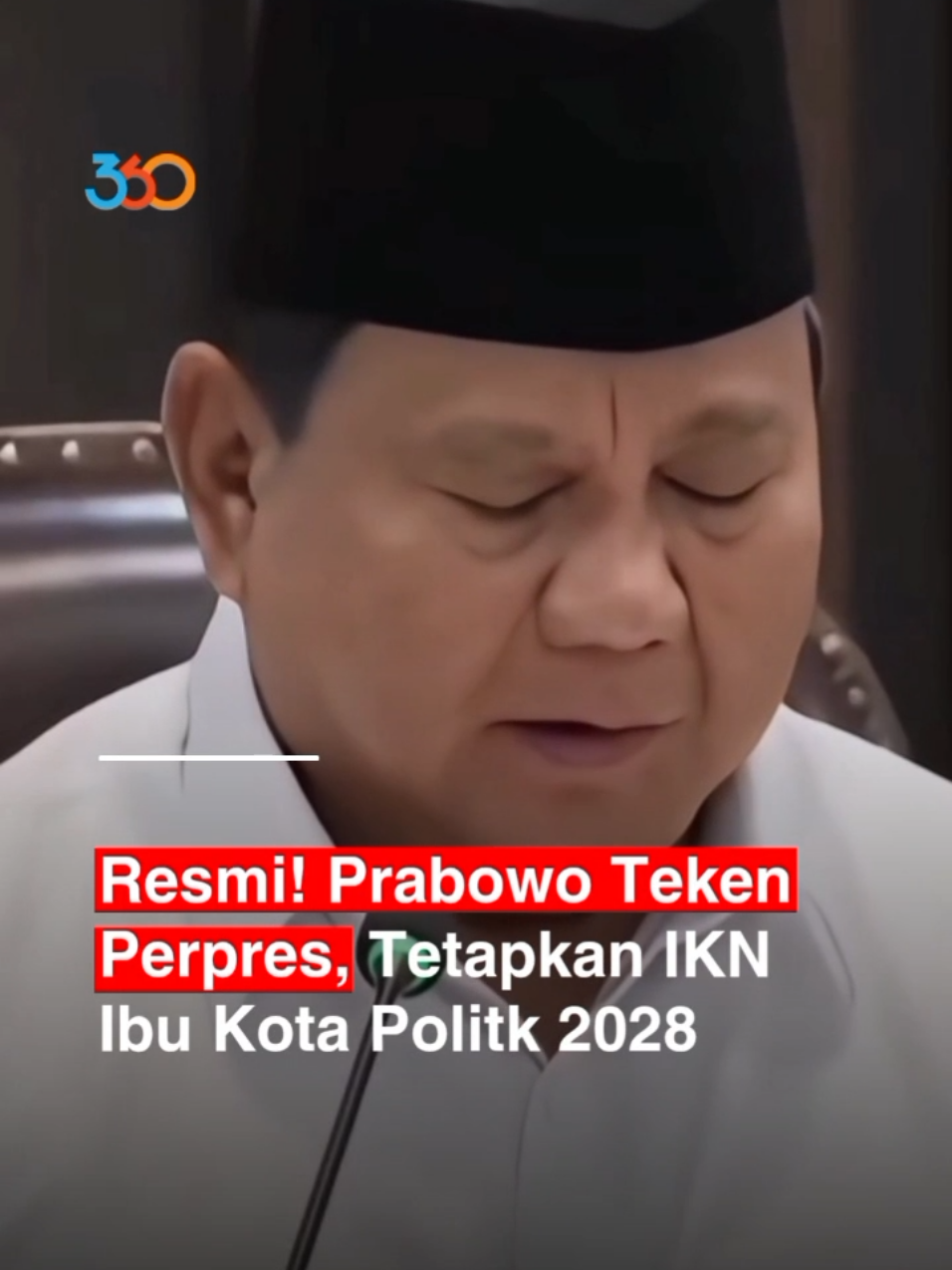 Jangan meragukan komitmen Presiden lanjutkan pembangunan IKN #prabowo #TigaEnamPuluhUpdate #ikn #politik #kalimantan 