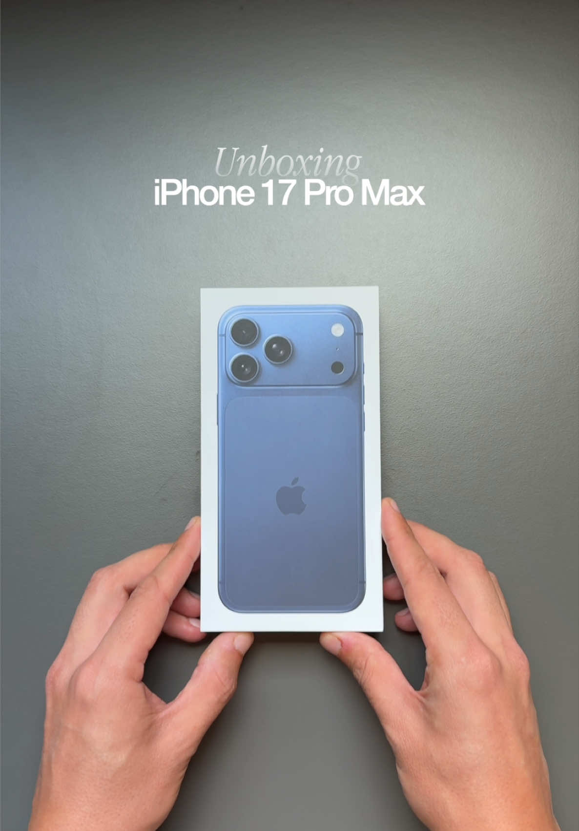 Unboxing iPhone 17 Pro Max 💙 #unboxing #suppliedby #iphone17ProMaxBlue @apple 