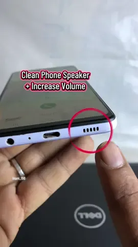 Cleaning Phone Speaker +100% Increas Volume ✅🫵 #cleaning #Tutorial #smartphonetricks #androidtricks 