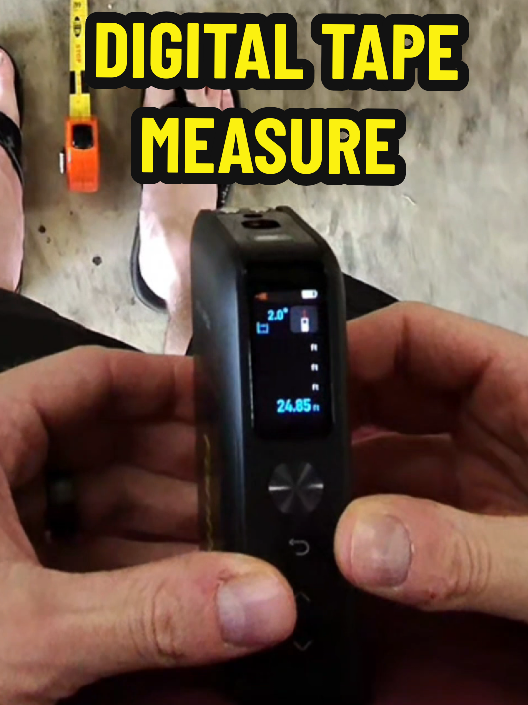 You would have to buy 7 traditional tape measures to match what this is capable of, and then those 7 tape measures still can't calculate volume, area, or cross lasering! #creatorsearchinsights #fanttik #fanttiktools #digitaltapemeasure 