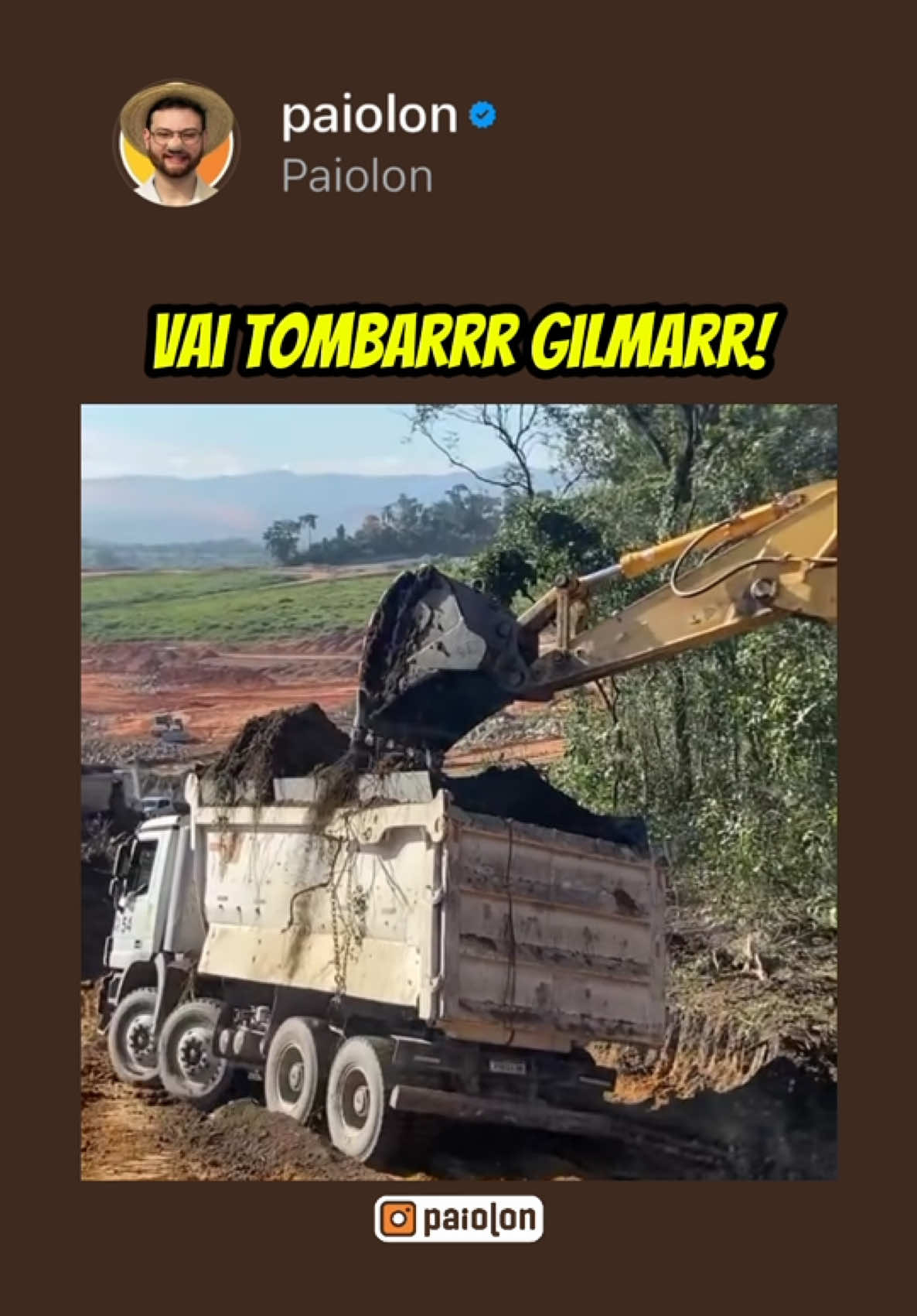 Aprontou de novo! 😂😂 #humor #colono #sul #trator #paiolon 