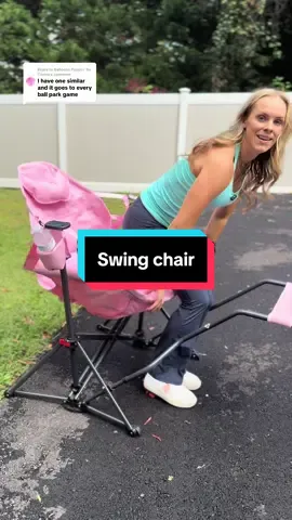 Replying to @Balloons Poppin’ by Corina  @Dr. Erin Cooper @GDY Home best chair ever! #swingchair #hammockchair #campingchair #outdoorchair #tiktokshoprestock 