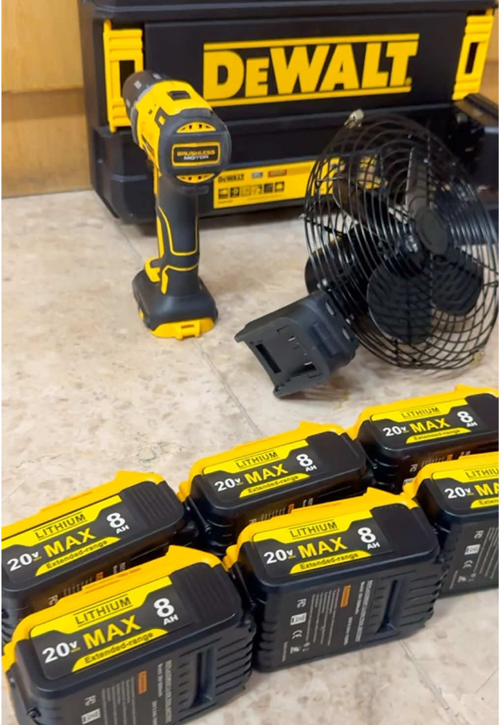 Just bought battery replacementsso I don't have to worry about power at work!#battery #dewalt #20v #tools #tiktokshop