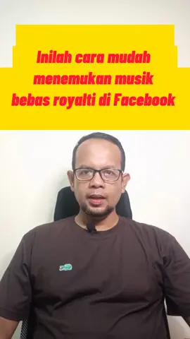 Cara mudah mendapatkan musik bebas royalti di Facebook. #tutorial #tipsandtricks #facebook #music #fyp 