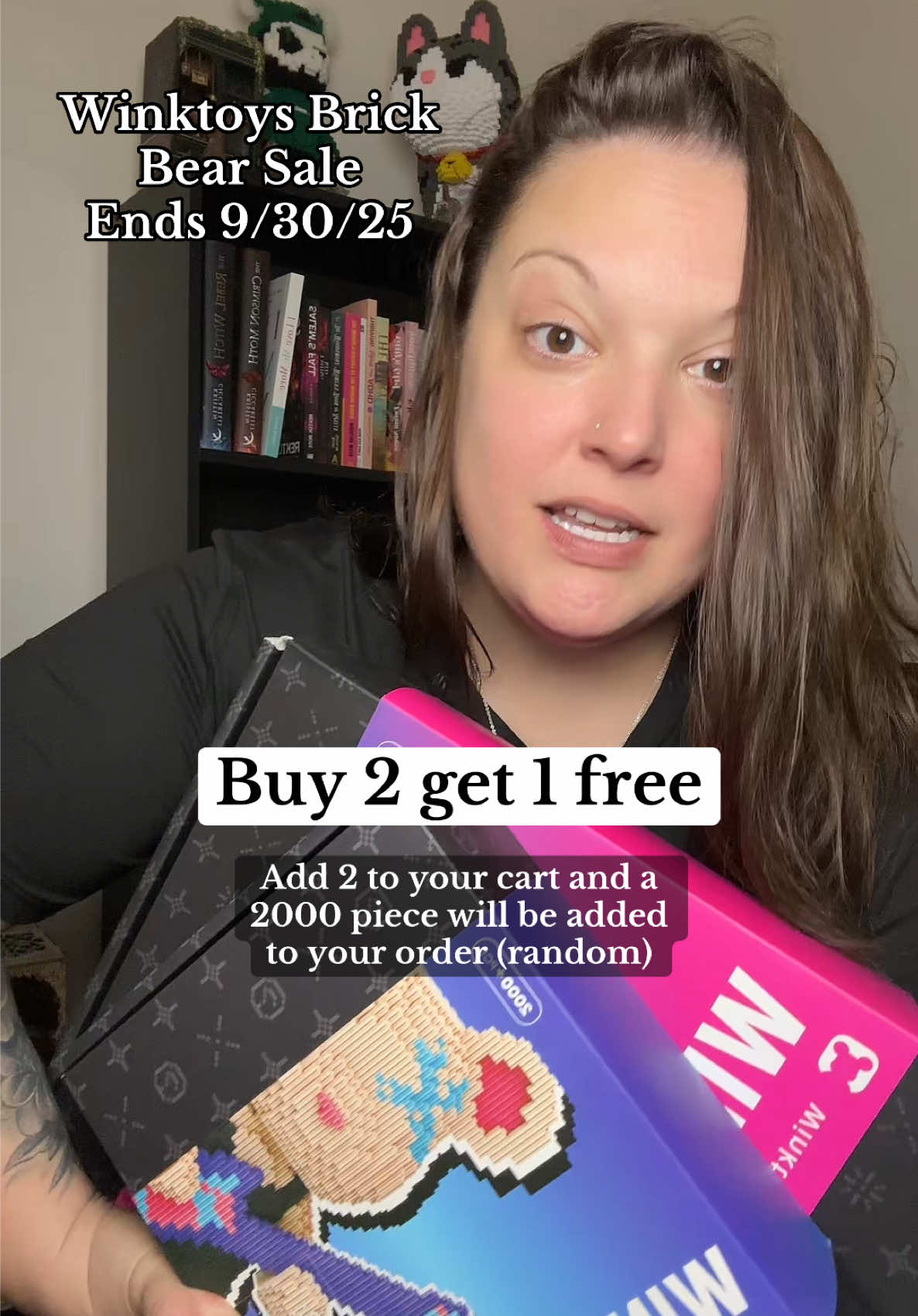 Only a few days left to grab your brick bears with an amazing deal! I absolutely love Winktoys building blocks this is the perfect time to save some money and get one free! @Winktoys Blocks Wonderland #buildingblocks #brickbear #toys #toytok #toycollector 
