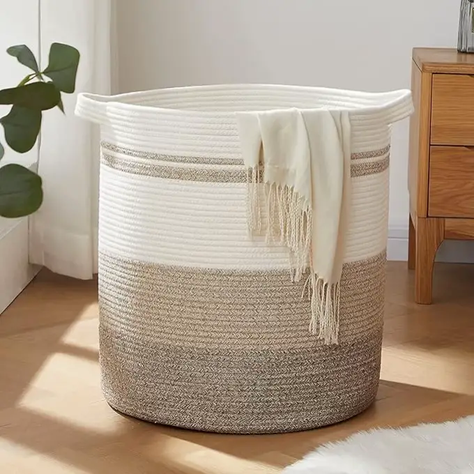 🧺 OIAHOMY 80L Laundry Basket Modern & practical design ✨ Perfect for laundry, blankets, toys & storage 👌 @OIAHOMY 🌐 Link in bio #Home #LaundryBasket #Organization #Storage #AmazonFinds  laundry basket, storage basket, home organization, cotton basket, laundry hamper, modern decor 