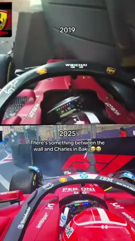There’s something between the wall and Charles in Baku😭😭😭 #charlesleclerc #ferrari #azerbaijan🇦🇿 #f1 #qualifying 