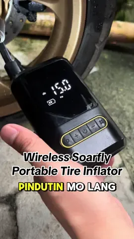 Wireless Soarfly Portable Tire Inflator for motorcycle, car, bike and ball #useful #portableairpump #forcar #motorcycle #foryouu 