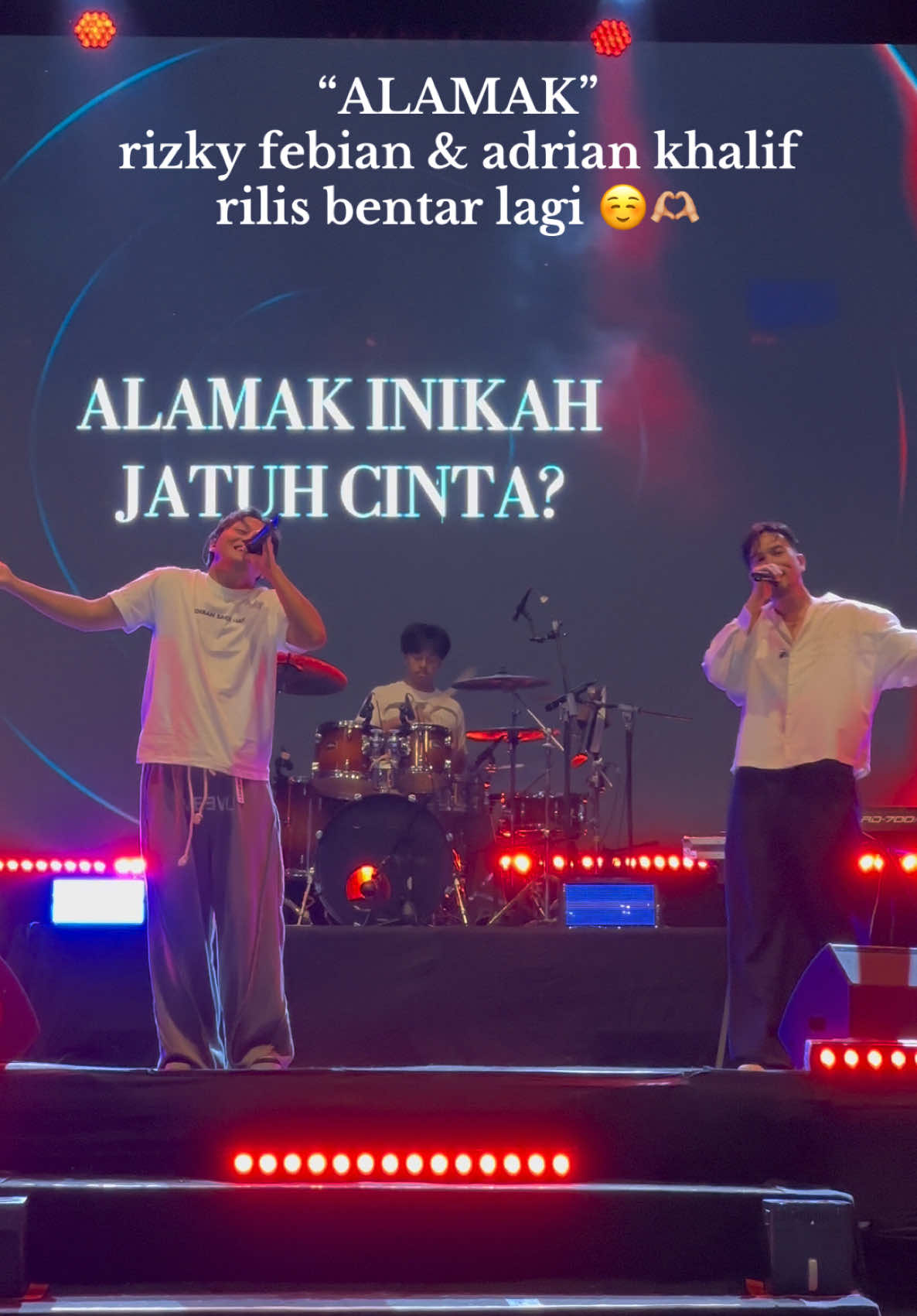 doainnnnn ya guysss @Rizky Febian ☺️☺️☺️🫶🏼 #alamak #musikditiktok #rizkyfebian #adriankhalif #konseruntukkorbansakithatibanget 