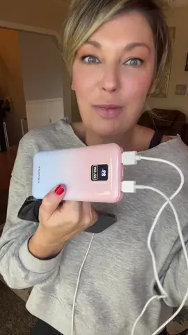 2 pack of portable chargers! Can charge 2 devices at once. Will give you 5-6 full charges #MomsofTikTok #tiktokshop 