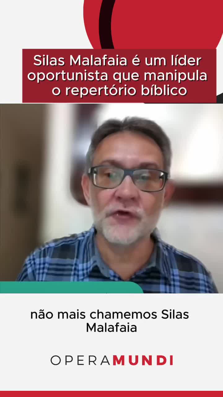 Professor titular de Literatura Comparada na UERJ com pós-doutorado em Stanford, João Cezar de Castro Rocha faz questão de diferenciar a fé evangélica dos líderes oportunistas. Ele explica que existe um número grande de “desigrejados”, pessoas que professam a religião protestante cristã, mas que não se identificam com lideranças de Silas Malafaia e seus padrinhos políticos, como Nikolas, Damares e Michelle Bolsonaro. Assista à live completa em nosso canal do YT! #Evangélicos #Fé #OperaMundi