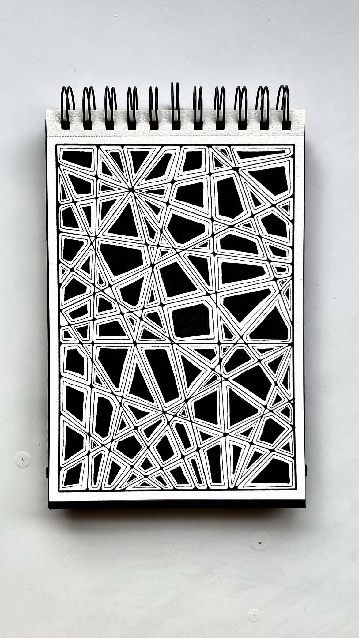 A straightforward design - do we like it?  #thecalmcreator #art #fyp #viral #abstractart 