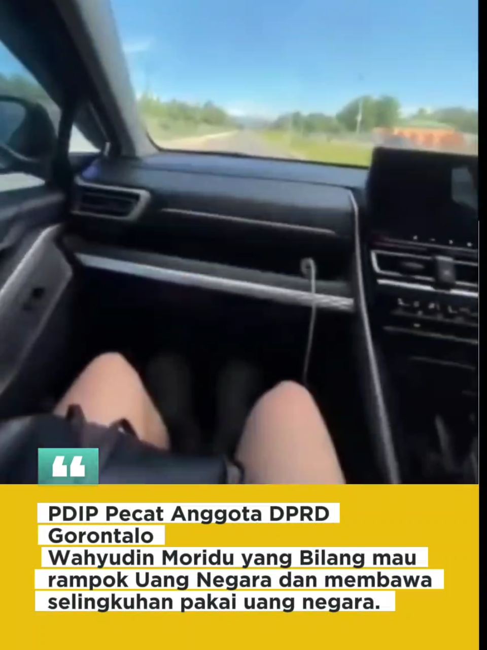 PDIP RESMI PECAT ANGGOTA DPRD GORONTALO, WAHYUDIN MORIDU. Dewan Pimpinan Pusat (DPP) PDI-P resmi memecat anggota DPRD Provinsi Gorontalo, Wahyudin Moridu. Keputusan ini diambil setelah video Wahyudin viral lantaran menyebut dirinya akan 