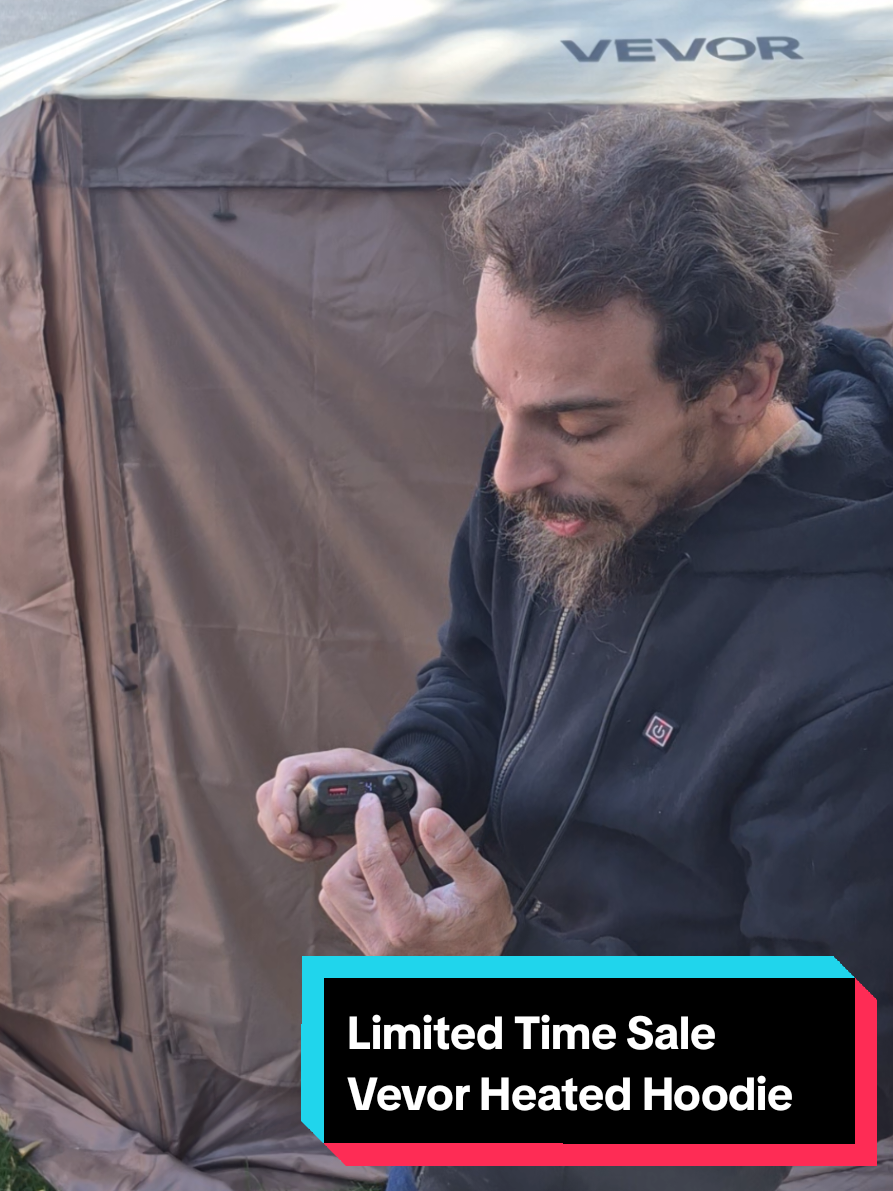Limited Time Sale- Vevor Heated Hoodie       #vevor #vevorheatedhoodie #heatedhoodie #heatedjacket #tiktokshop @Vevor_US 
