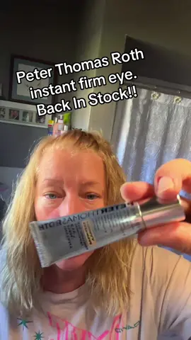 Peter Thomas Roth instant eye firm is magic in this little tube. #peterthomasroth #skincare #undereyebags #facetok #tiktokshop 