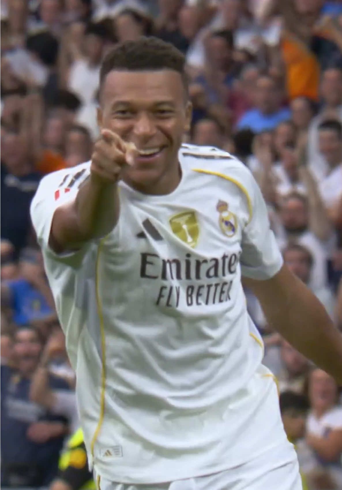 ⚽️🤍 Mbappé's FIFTH GOAL this season in #LALIGAEASPORTS! #RealMadridEspanyol #LALIGAHighlights #DeportesEnTikTok