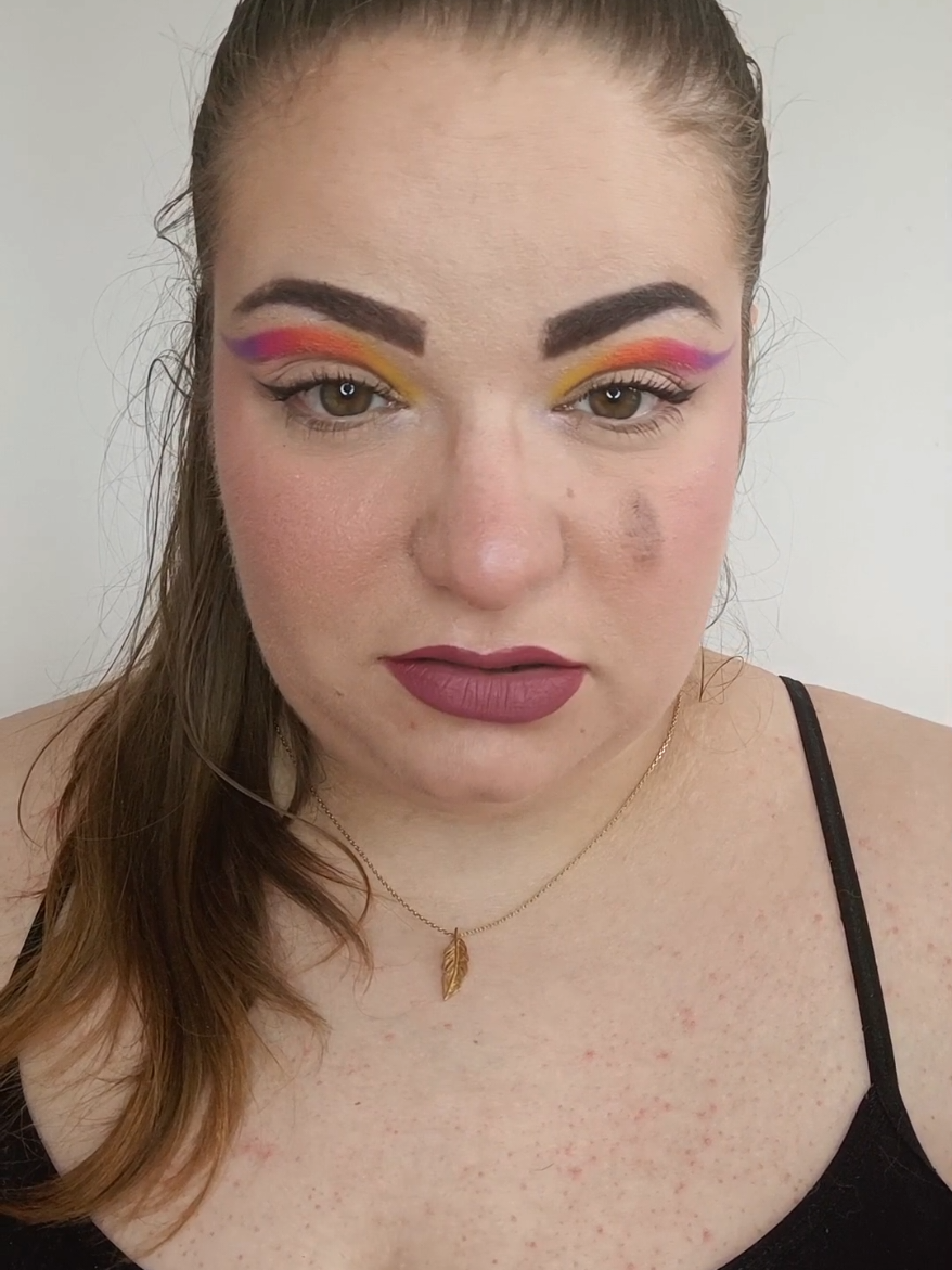 🌈| #pourtoi #foryou #ColorfulMakeup #CreativeMakeup #makeup 
