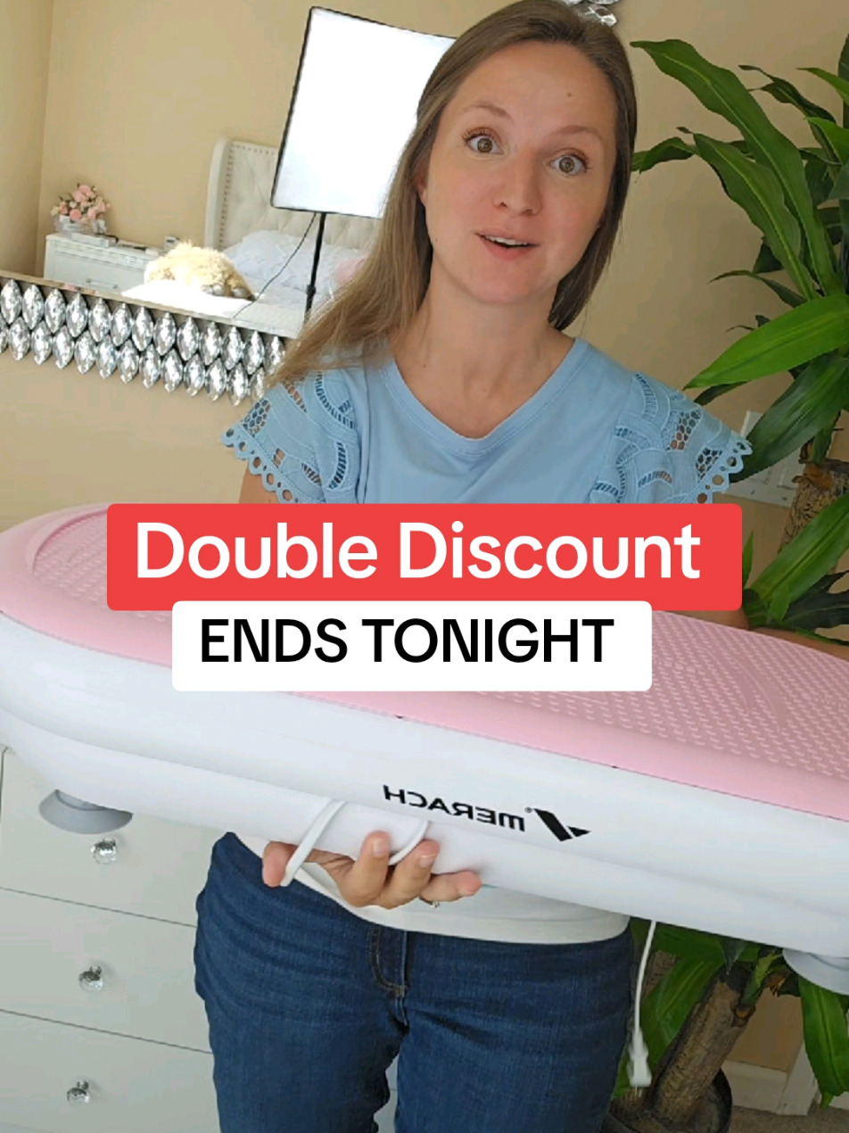 Merach High Powered Vibration Plate at a DOUBLE DISCOUNT TODAY 🔥 So cool! Easy to use! No assembly required! Remote included! Let's go ladies 💪  Womens products Women 30+ Women 40+ Trending Products Must Buy Flash Sale Discount Sale #TikTokShopRestock #tiktokshopblackfriday #tiktokshopcybermonday #AutumnLiving #TikTokShopFallDealsForYou  *Final Price / Shipping / Coupons / Discounts may differ based on your TikTok account, available coupons, and current promotions. Always refer to product listing for up-to-date offers.
