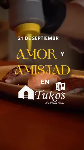 💘 Este 21 de septiembre celebra el amor en Tukos con nuestros combos románticos 🍷🍣🍝✨ ¡Haz tu reserva y sorprende a tu persona especial! 🌹 #DíaDelAmor #Tukos #CenaRomántica
