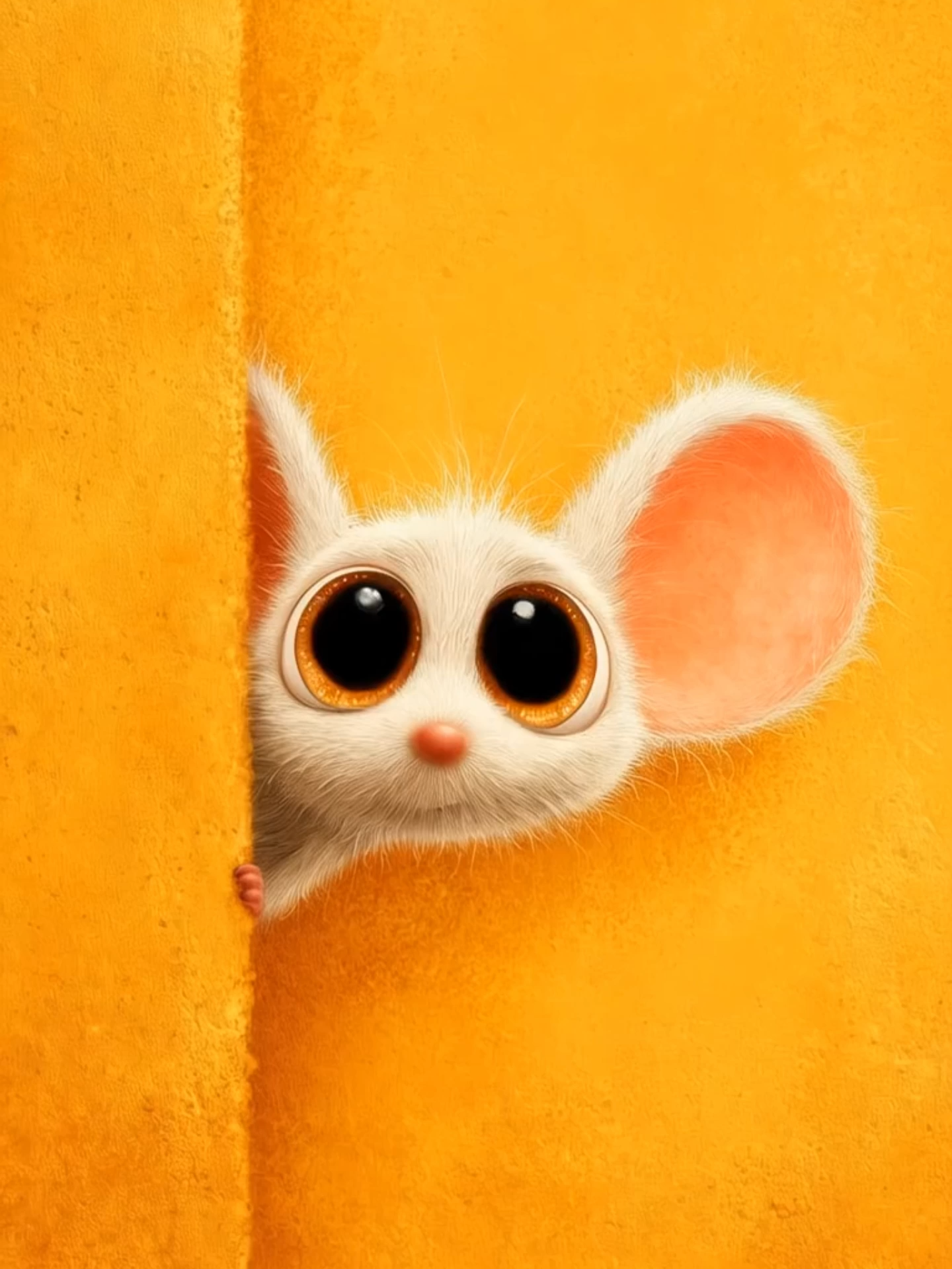 Live Wallpaper | Mischievous Tiny Mouse #cutemouse #livewallpaper #funnyanimals #adorable #bigeyes #cheekyvibes #tinytrouble #tongueout #peekaboo #aivideo #phonewallpaper