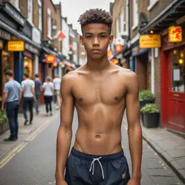walk this way - along a shopping street in summer #walkthisway #malemodel #modelguy #malemodelshoot #guymodel 