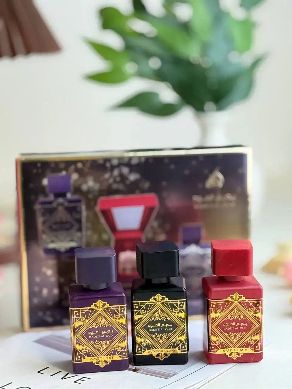 ✨ بكج عطور بديع العود الأصلي ✨ استمتع برائحة العود الفاخرة مع بكج بديع العود الأصلي! 💎 يتميز هذا العطر بنفحاته الشرقية العميقة التي تجمع بين الفخامة والأصالة، ليضفي عليك لمسة راقية تدوم طوال اليوم.💎 للنساء 🥰😍والرجال السعر 16  الاف #عطورات 