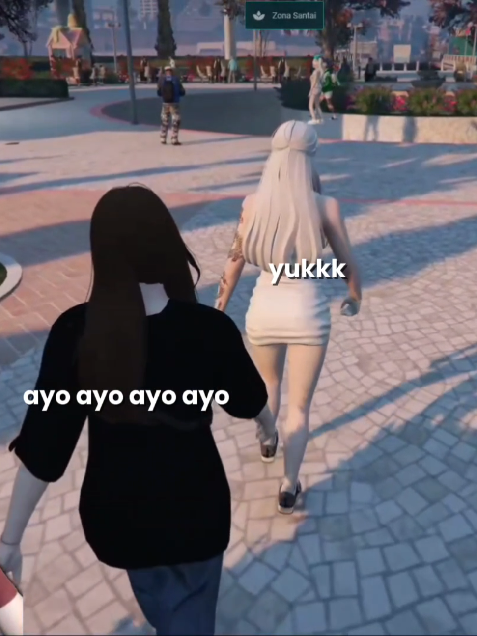 mereka beneran seprekuensi ternyataa. bahkan kabolta aja dipake untuk kedua kalinya, gemes😆🤏🏻 👩‍✈️: @uciha imatuh with @rbysoe🧸  #gtavroleplay #7gloryrp #acdkonjureng #fyp #fyppppppppppppppppppppppp 