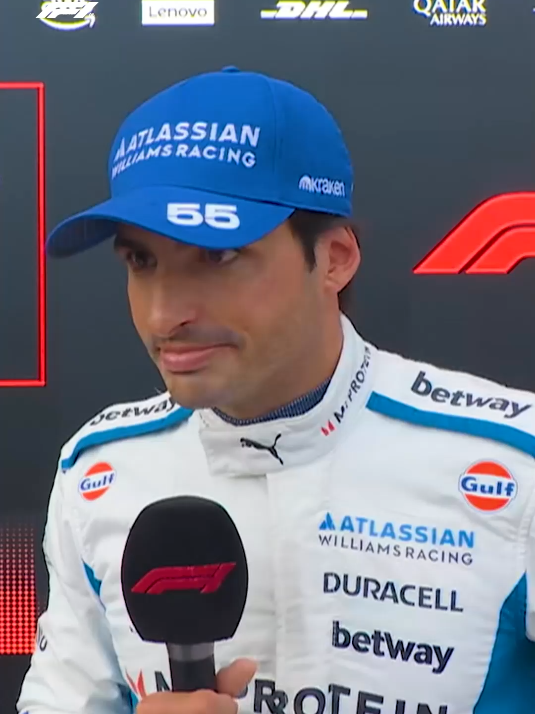 carlos sainz. the man who almost took pole for williams. 💙 #f1 #formula1 #azerbaijangp #carlossainz