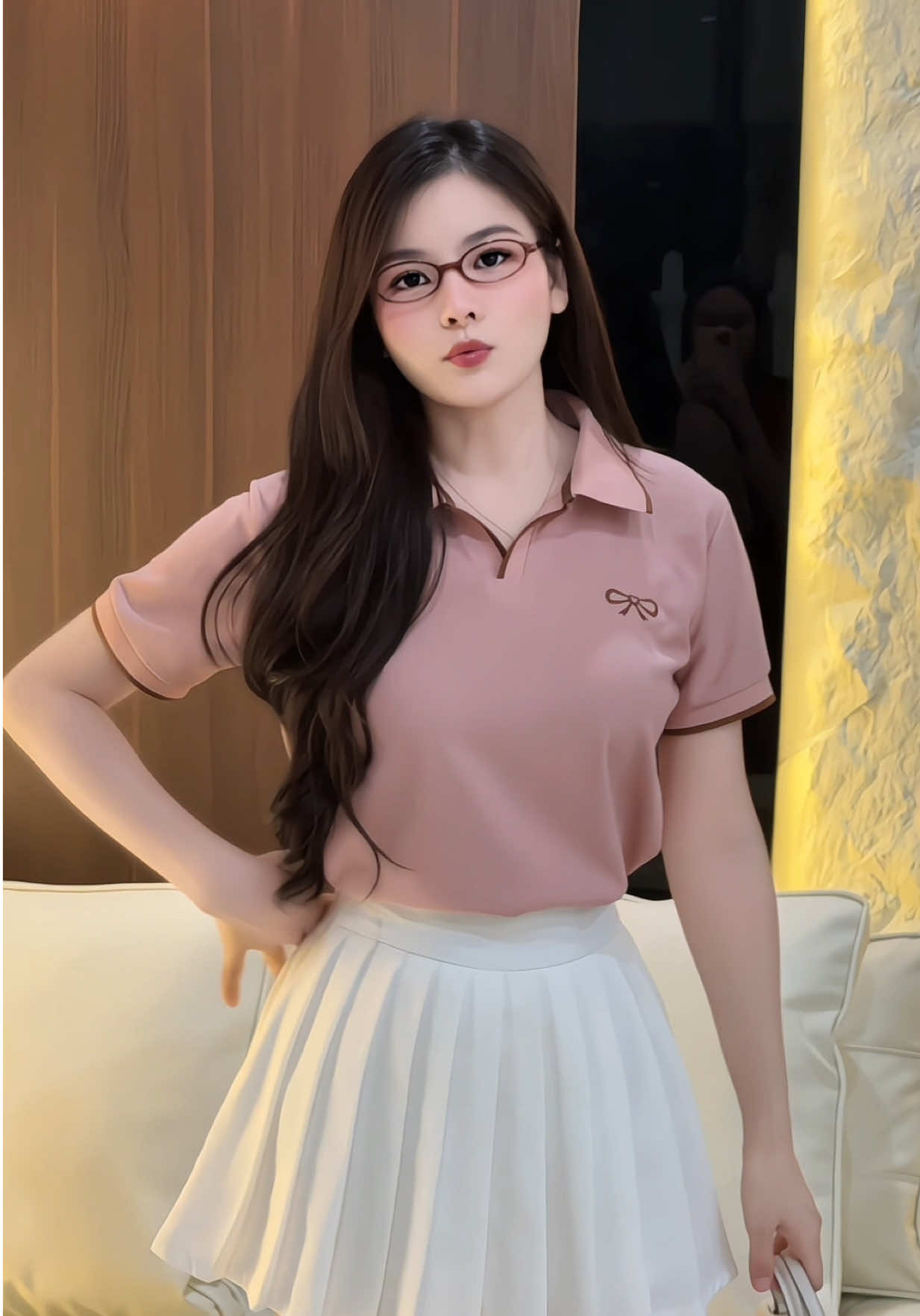 Áo Polo cổ cách điệu phối viền , áo thun polo nữ tiểu thư  #aopolo #aophongnu #aokieu #aothun #aopolonu  