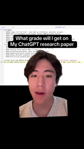 What grade do you think I’ll get on this research paper? #college #fyp #writing #study #greenscreen 