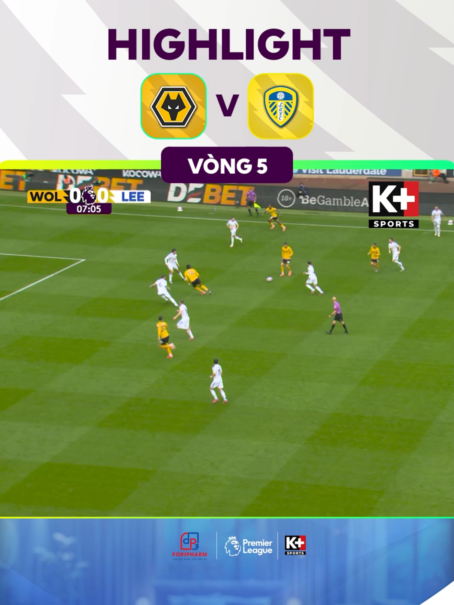 Wolves - Leeds United | Bùng Nổ Cảm Xúc Lội Ngược Dòng | Ngoại Hạng Anh 25/26 #Kplus #kplussports #sportsontiktok #highlight #highlights #PremierLeague #ngoaihanganh #bongda #xuhuong #football #trending #wolves #leeds