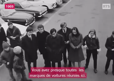 En 1969, de jeunes Suisses partagent leur vision des voitures. Savourez bien cet accent vaudois :) reportage RTS 1969 #suisse🇨🇭 #vaud 