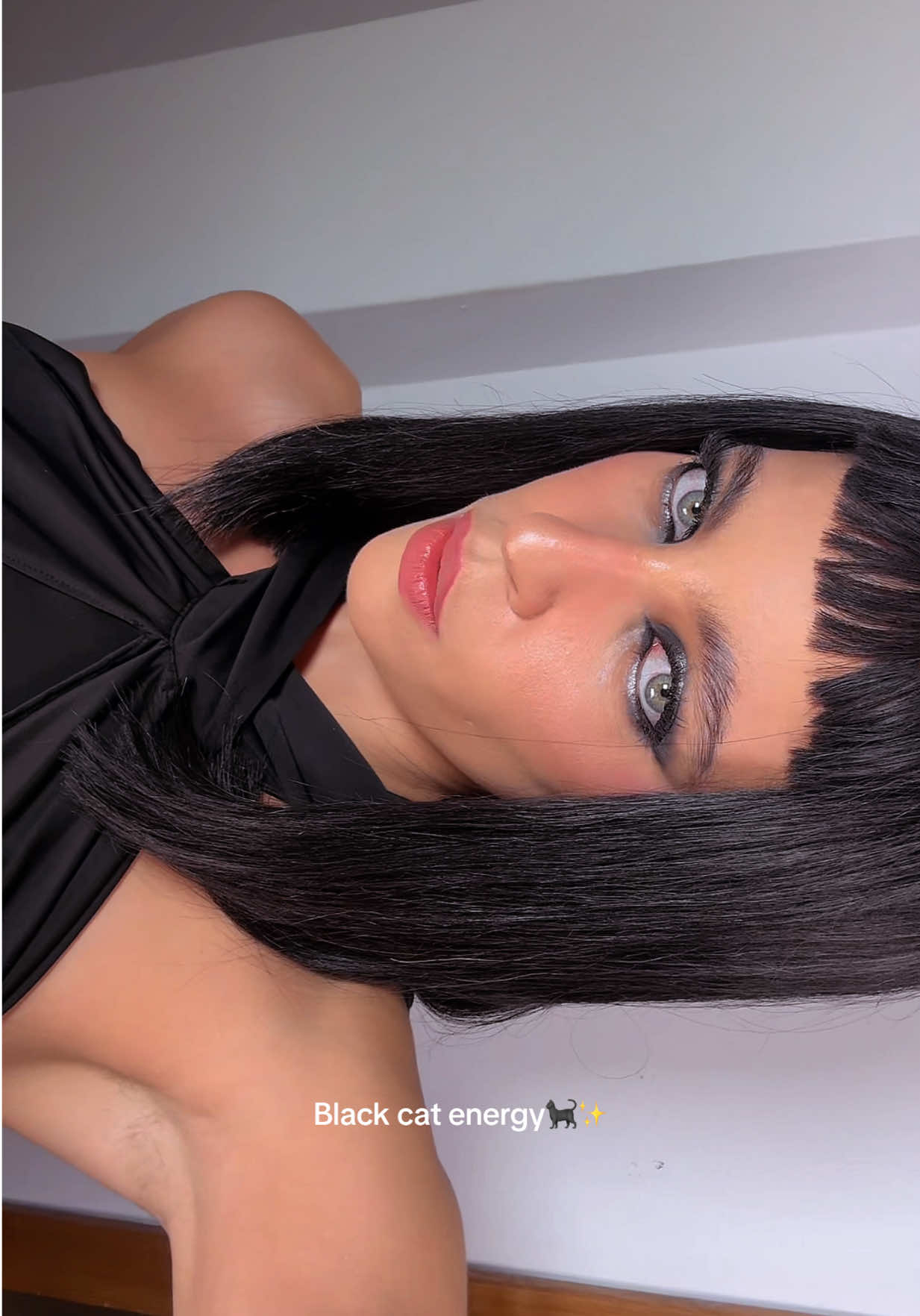 Absolutly loved this look😩🖤 #makeuplook #tiktokviral #blackcatenergy #watchyourmouth #fyp 