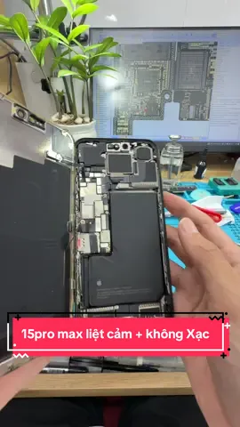 15 pro max liệt cảm + không xạc (no touch + no charging)#sửaiphonechuyênnghiệp 