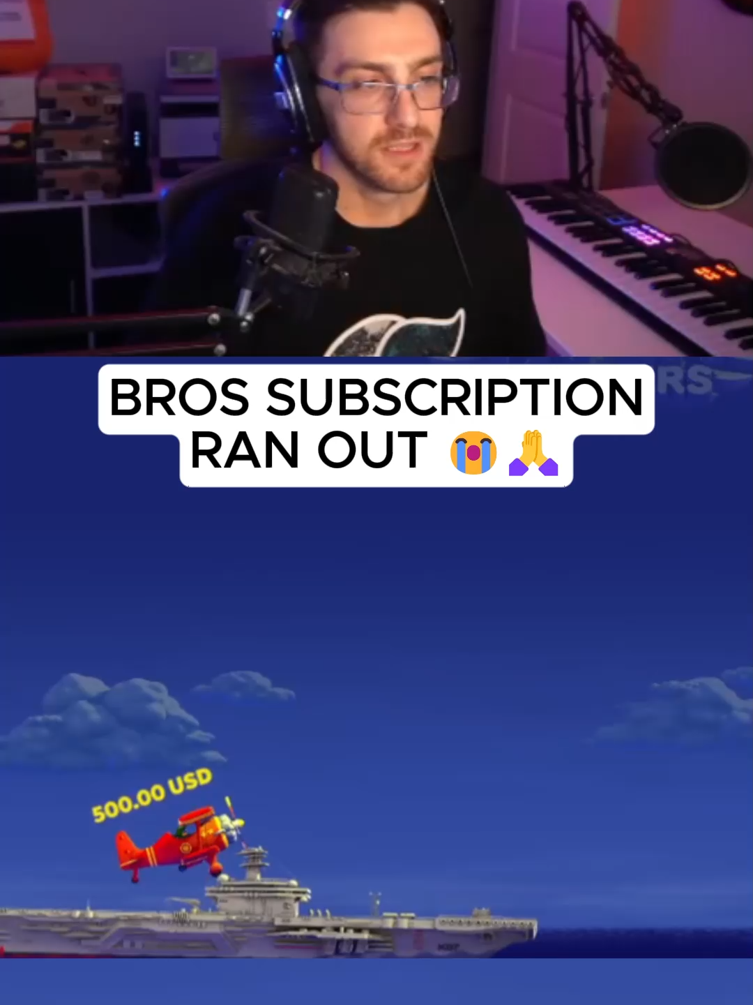 His subscription ran out 😭#kickstreaming
