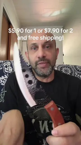 Outdoor or Kitchen boning knife with sheath and free shipping! #knife #Outdoors #kitchen #knifecollector #sharpknife 