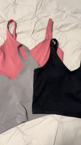 ✨ Lulu Align dupe alert ✨ These tanks are EVERYTHING. 🙌🏼 Buttery soft ✅ Built-in bra ✅ Supportive enough for a full workout ✅ Cute enough to wear out ✅ Honestly, I reach for these more than my actual Lulu tanks. 👀 If you’ve been looking for that perfect mix of comfort + support, these are it. I’m obsessed. 💕 #luludupe #activewearfinds #butterysoft #sportsbra #croptop 