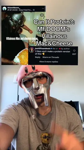 PROTEIN DOOM?! #MFDOOM #rap #protein #gymmemes #highprotein 