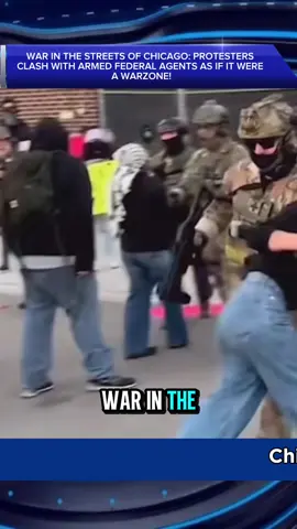 🔥🚨 WAR IN THE STREETS OF CHICAGO: PROTESTERS CLASH WITH ARMED FEDERAL AGENTS AS IF IT WERE A WARZONE! 🚨🔥 #news #breakingnews #usa🇺🇸 #chicago #immigration 