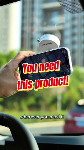 Stop using mounts with adhesive bases—they’ll ruin your car’s interior. And forget about ones that need charging to stick—when the battery dies, your phone could fall, which is dangerous. Try our suction mount instead! #MAGICJOHN #losangeles #foryoupage❤️❤️ #carmount 